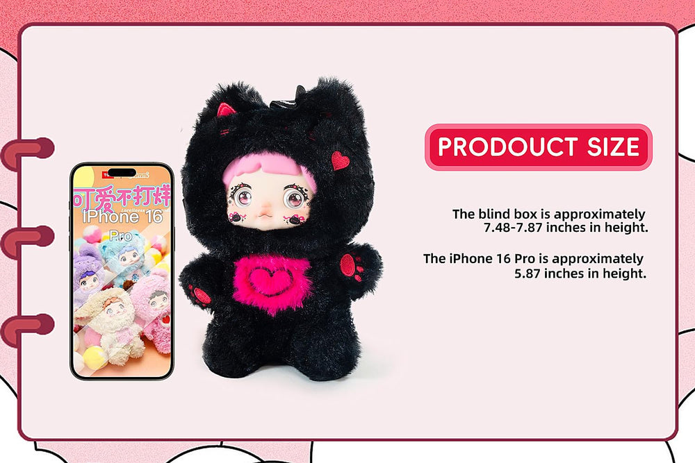 BIRZWOT Nommi plush blind box offers a soft charm for keys and backpacks.