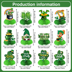 Biswiter four-leaf clover centerpiece invites luck and cheer at celebrations.