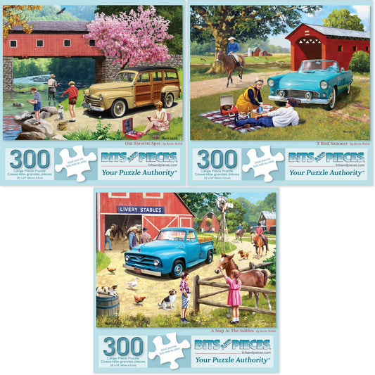 Bits and Pieces Our Favorite Spot 300-piece puzzle box ideal for cozy evenings
