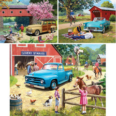 Bits and Pieces Our Favorite Spot 500-piece puzzle box perfect for family weekends