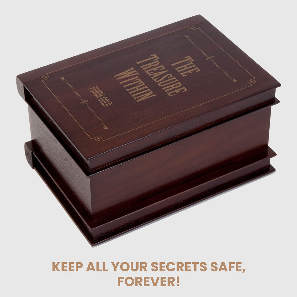 Bits and Pieces puzzle box doubles as a jewelry box for keepsakes.