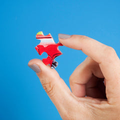 Bits and Pieces unique die-cut pieces provide engaging interlocks for satisfying assembly