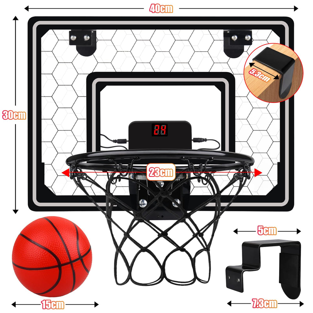 Biulotter indoor basketball toy designed for easy door installation