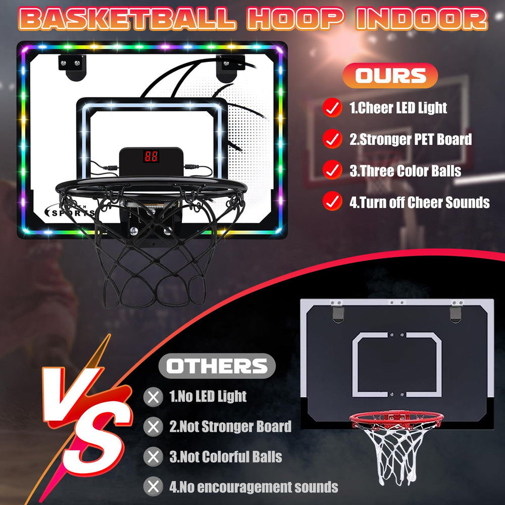 Biulotter spring-loaded rim enables dramatic dunks and safe rebounds.