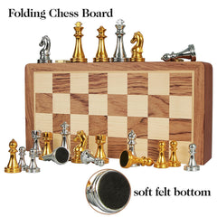 BIVOMON chess pieces with felt bottoms protect surfaces during play.