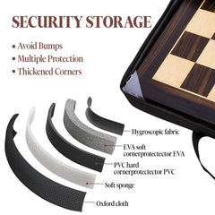 BIVOMON large wooden board suitable for family play.