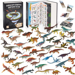 BIWASE dinosaur book cover with colorful scenes for engaging early learning.