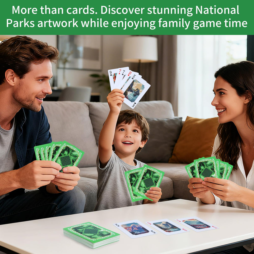 BIZYAC National Parks playing cards are compact and travel-ready for adventures