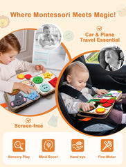 BizyKoady Busy Book page color shapes highlights color and shape recognition