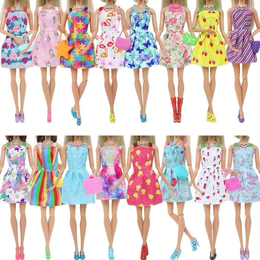 BJDBUS doll necklaces 6pcs to add sparkle