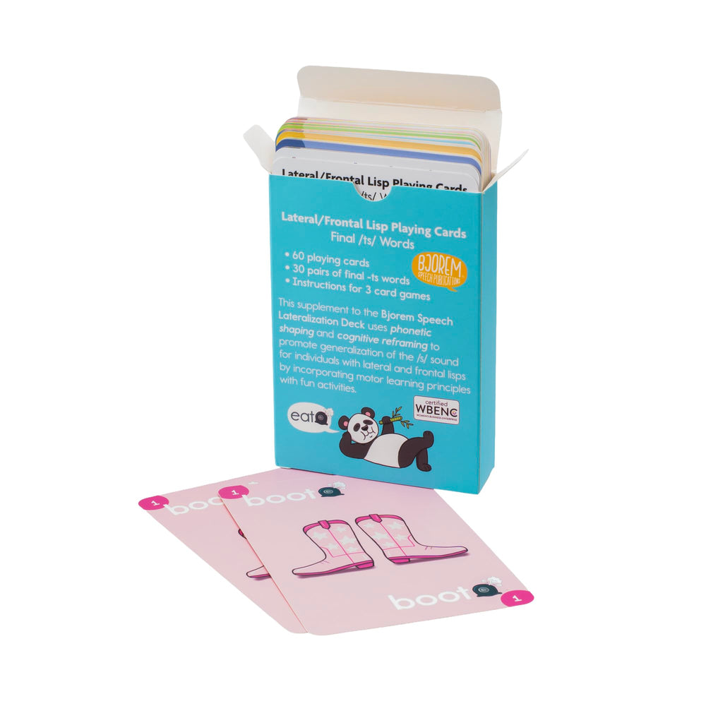 Bjorem Speech 30-pairs final-ts for minimal pair articulation training.