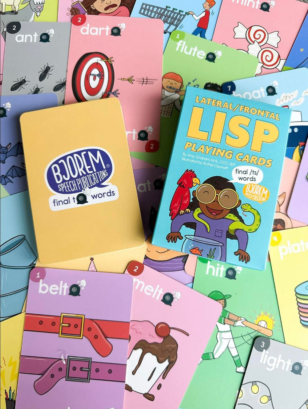 Bjorem Speech War game cards enable quick, engaging practice intervals.