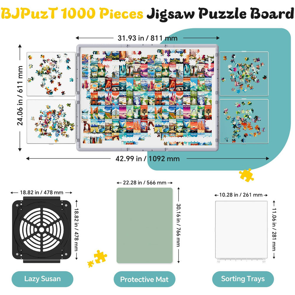 BJPuzT dual‑sided surface with velvet layer prevents slipping