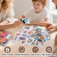 BKBNSJ Durable fade-resistant cards withstand frequent family use.