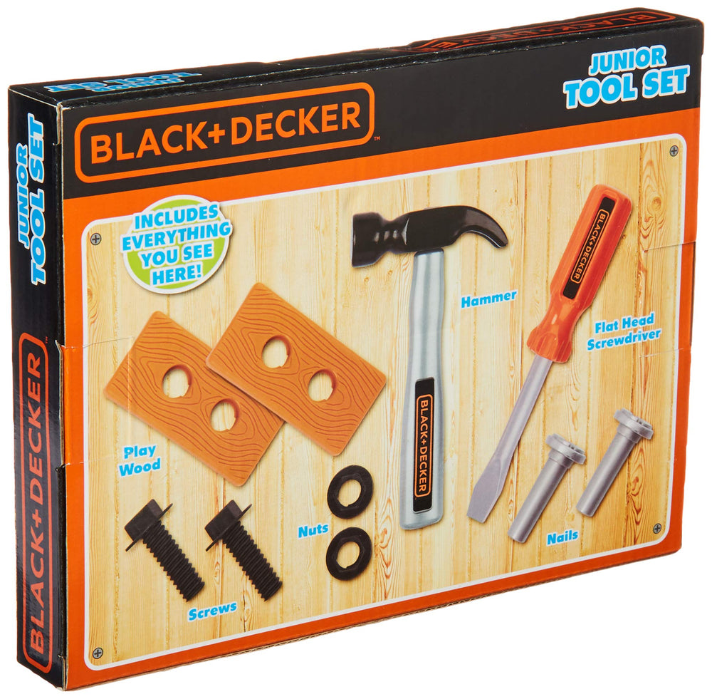 BLACK+DECKER junior tool set bolts and nuts for hands-on construction play
