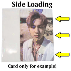 Black Lotus side-loading sleeve for easy card insertion