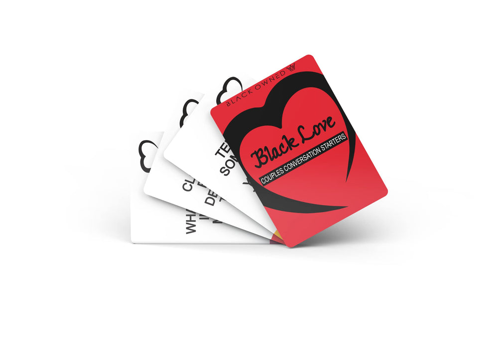 Black Owned Black Love Card Game couple enjoying play and connection