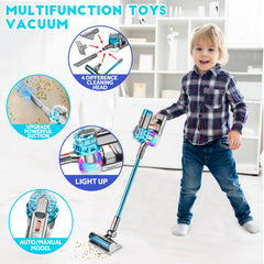 BLAXTEM interchangeable heads allow cleaning across surfaces during pretend play