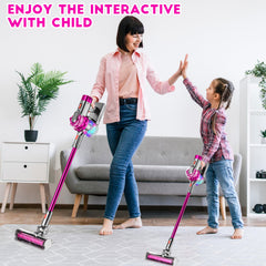 BLAXTEM realistic sounds and lights enhance immersive pretend cleaning at home