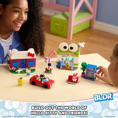 BLDR My Melody minifigure joins Hello Kitty for playful vending moments.