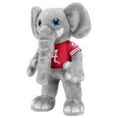 Bleacher Creatures Alabama Crimson Tide plush stands on its own for shelf or desk.