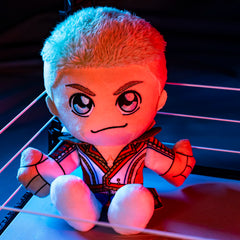 Bleacher Creatures Cody Rhodes couch display plush for living room.