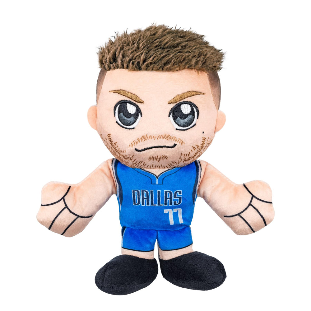 Bleacher Creatures Dallas Mavericks Luka Doncic 8-inch plush ready for display.