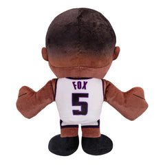 Bleacher Creatures De'Aaron Fox plush in a kid's room decor setup.