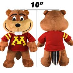 Bleacher Creatures Goldy Gopher plush close-up fur texture for cuddly feel