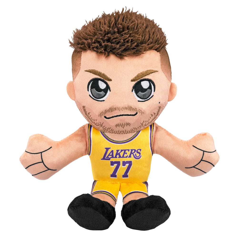 Bleacher Creatures Luka Doncic 8-inch plush front view, desk display.