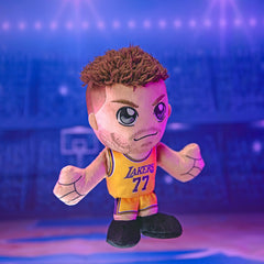 Bleacher Creatures Luka Doncic plush showing team colors detail for fans.