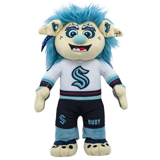 Bleacher Creatures Seattle Kraken Buoy 10-inch plush in full view for display or cuddle.