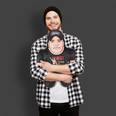Bleacher Creatures John Cena 24-inch plush side view for dynamic shelf display.