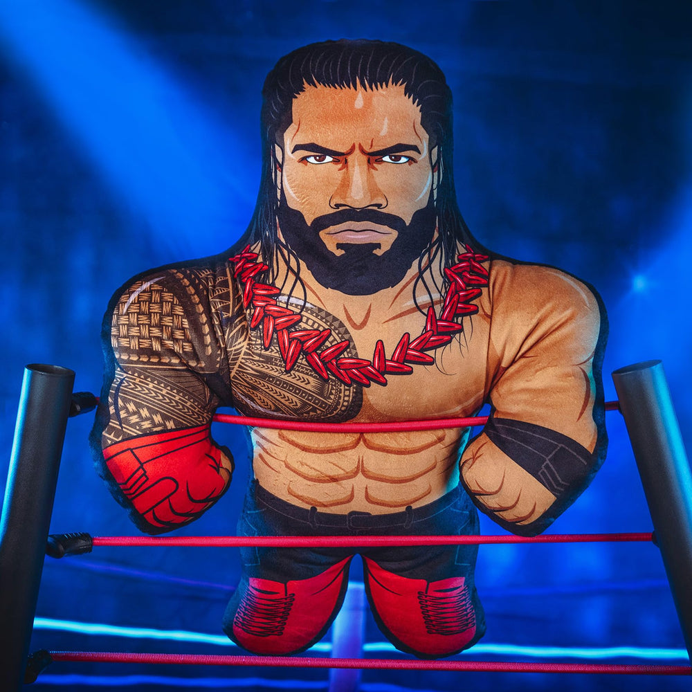 Bleacher Creatures WWE Roman Reigns collectible fan toy for shelves and fan moments.