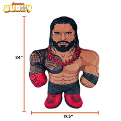 Bleacher Creatures WWE Roman Reigns double-sided printing shows dynamic visuals from multiple angles.