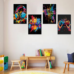 Bleihum kids paint by number kit with easel for on-the-go creativity.