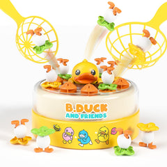 BLF FUN B.Duck rotating board image helps kids practice coordination during family game night.