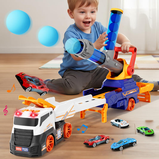 BLF FUN Truck Launcher front view invites imaginative play and action.