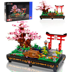 BLHCX cherry blossom bonsai kit box with 1286 pieces for elegant display