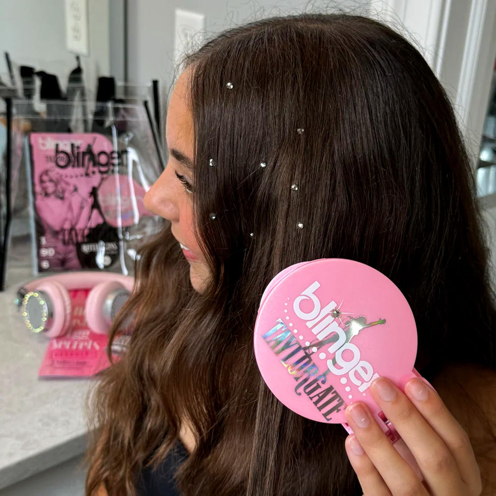 Blinger easy-application crystals work with official tools for a seamless look.