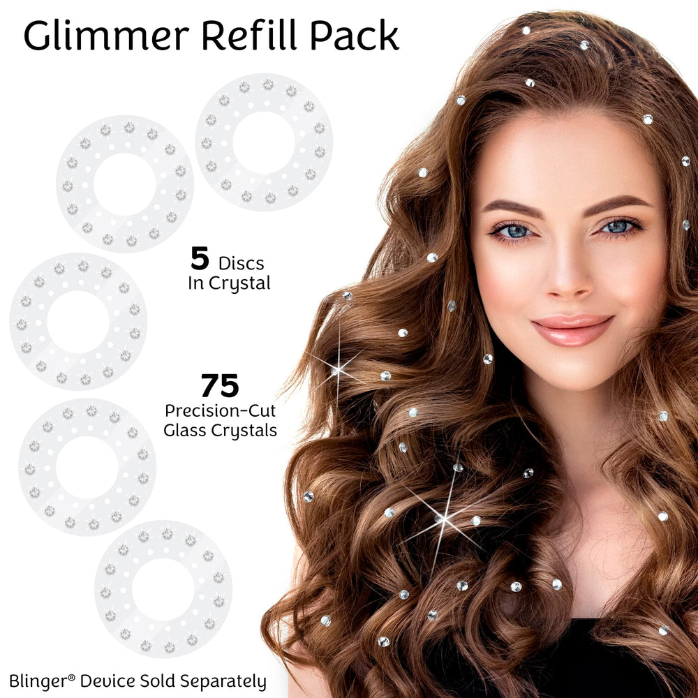 Blinger refill pack shows five discs for easy restocking and consistent shine.