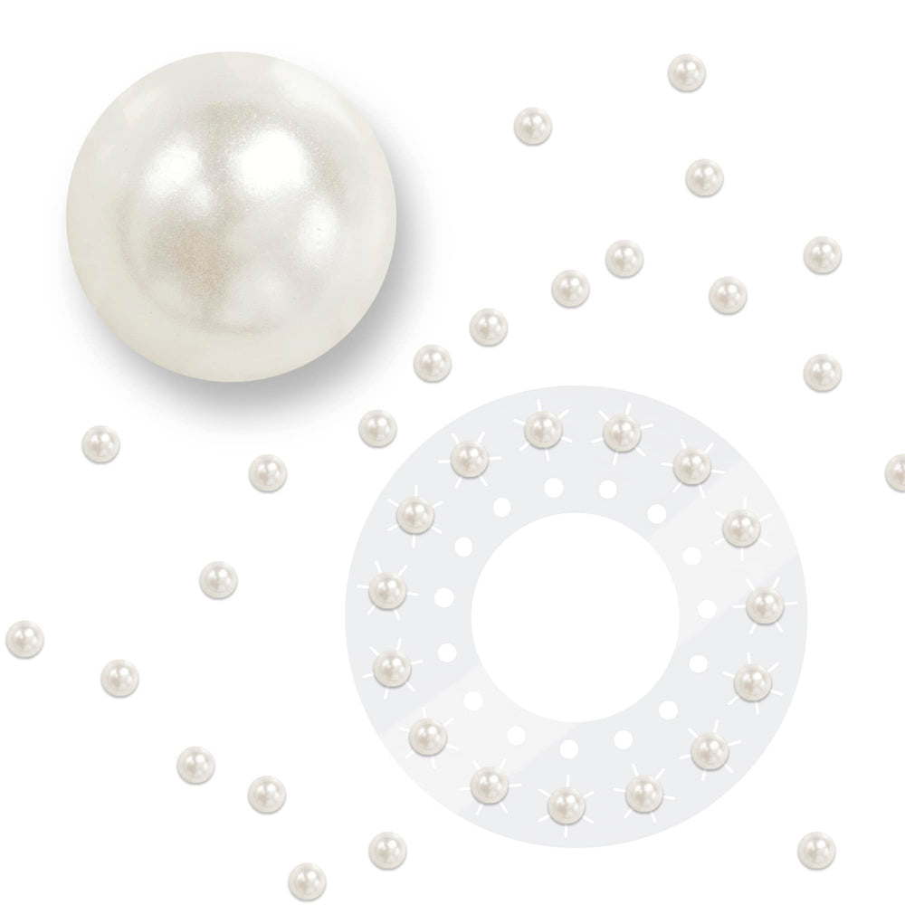 blinger Shimmer Crystal Refill Pack adds instant hair glam with ivory cream pearls
