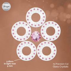 Blinger Shimmer Crystal Refill Pack shows styling tool compatibility