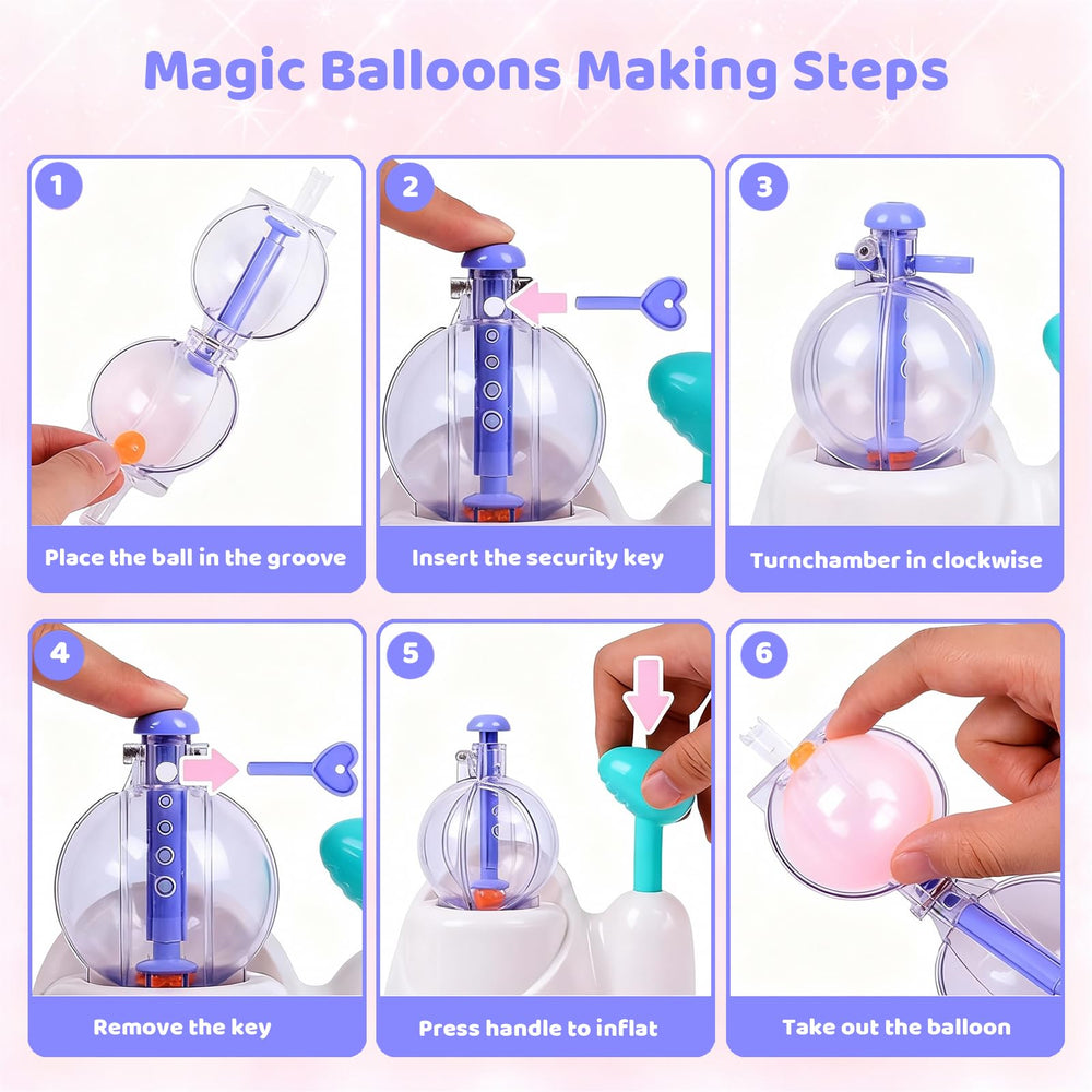 BlivEclat 195-piece kit includes balloons, eyes, connectors, stickers and stands.