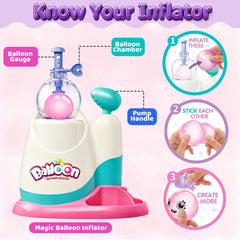 BlivEclat balloons inflator toy speeds up prep for quick party crafts.