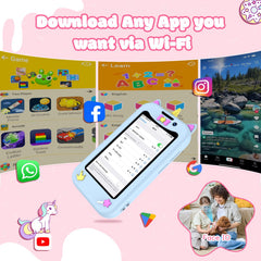 BLKE Max Kids Phone HD touch screen for smooth navigation and apps.