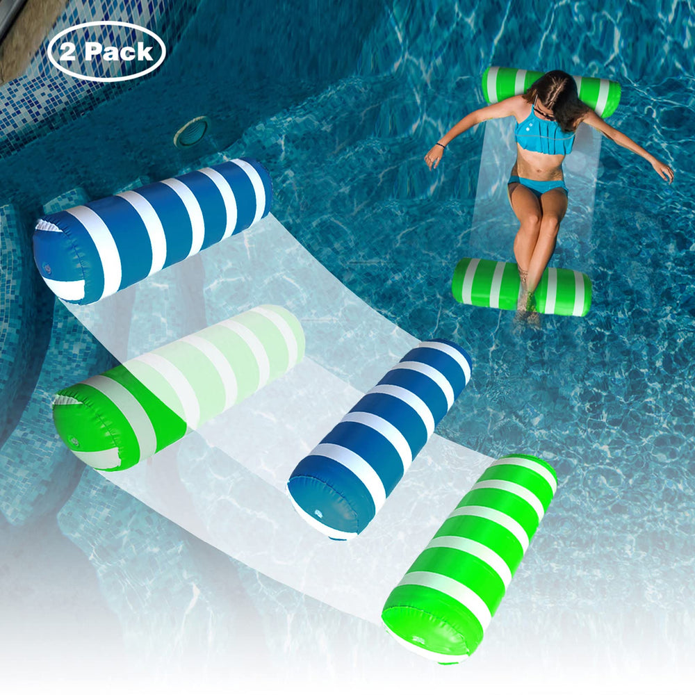 BLOFUN water float duo in grey-blue for relaxed sun-ready water lounging.