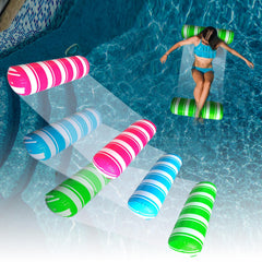 BLOFUN water hammock blue-white lounging for relaxing poolside lounging