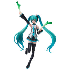 BLOKEES Hatsune Miku outfit soft PVC texture enhances tactile realism.