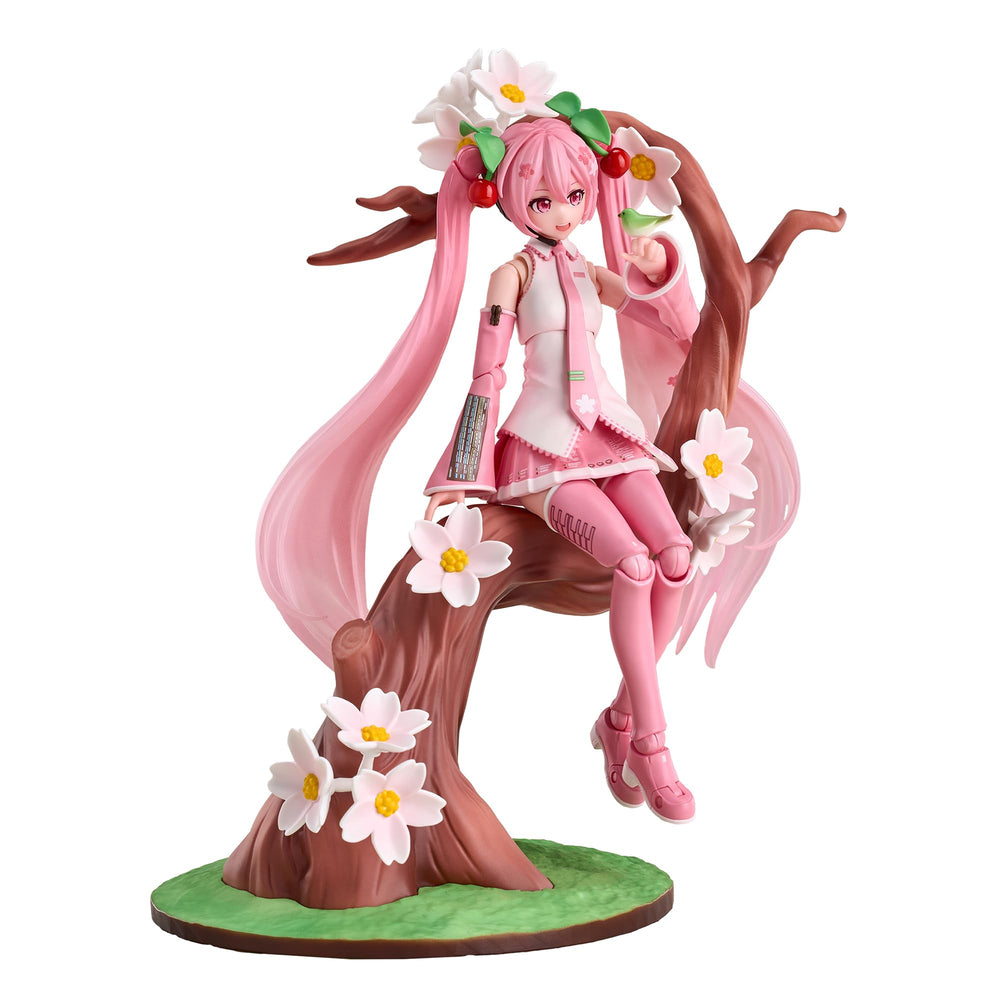 BLOKEES Sakura Miku seamless design keeps the shelf clean and elegant.